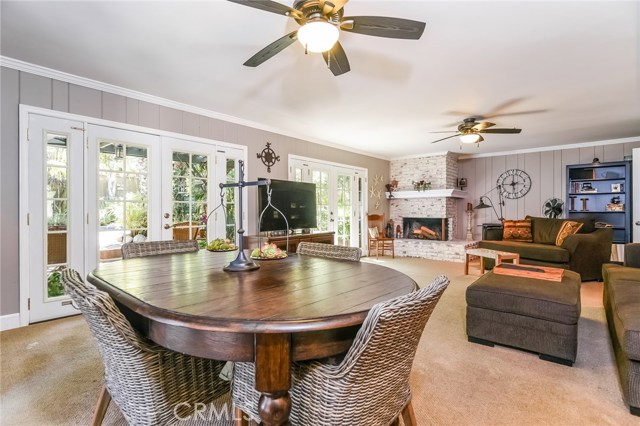 View of Family Room from Dining Area