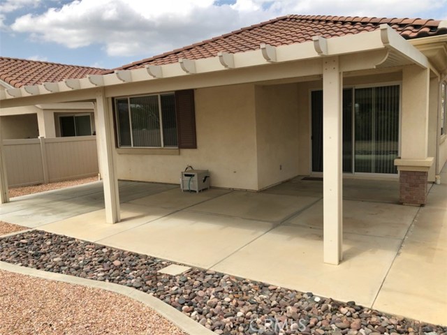 Full Patio Cover and Cement Patio