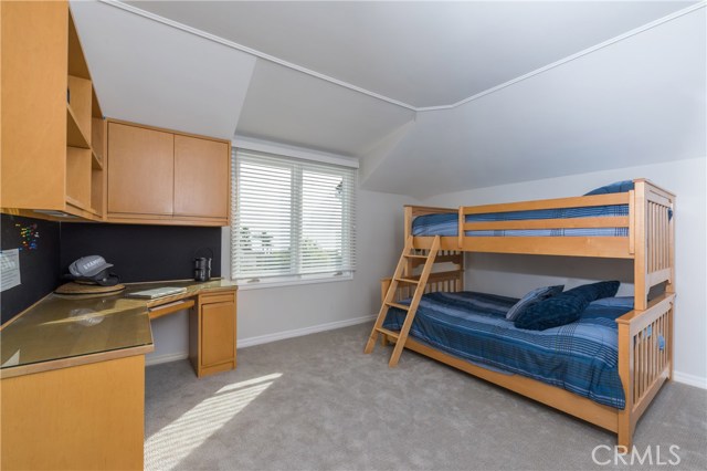 Second Jack & Jill upstairs bedroom with killer views and built in desk!