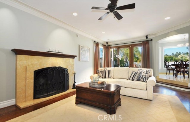 Family Room Opens to Backyard