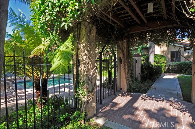 Large Spa area steps from unit