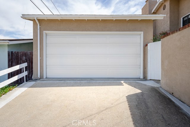 Two-car detached garage
