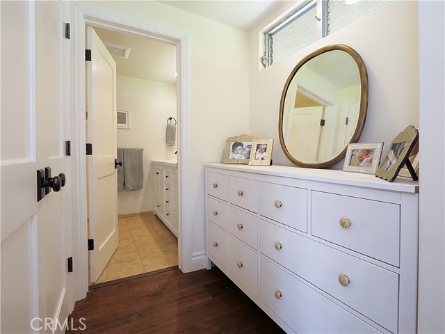 Master dressing area