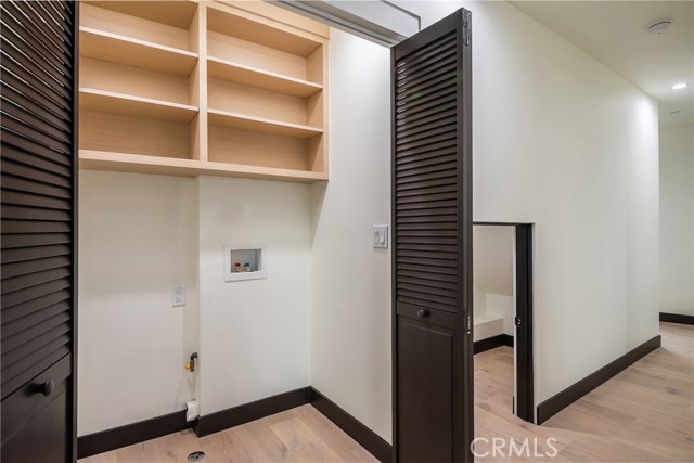 Laundry area and storage