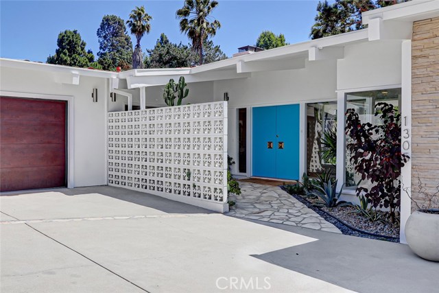 Classic Original Mid Century Breeze Blocks at Entry.