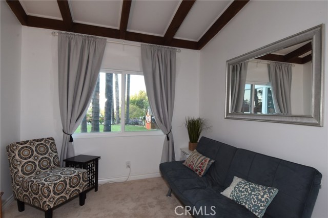 Bedroom #3, with views onto the rear yard!