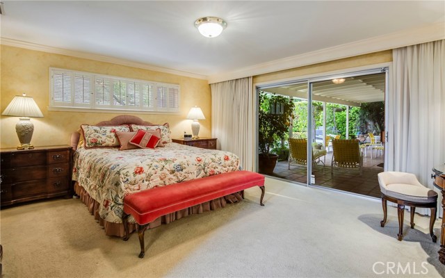 Master suite with access to the backyard