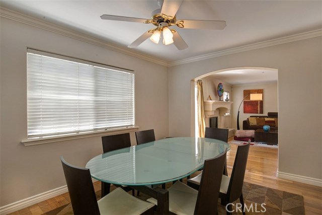 View from the dining room toward the great room