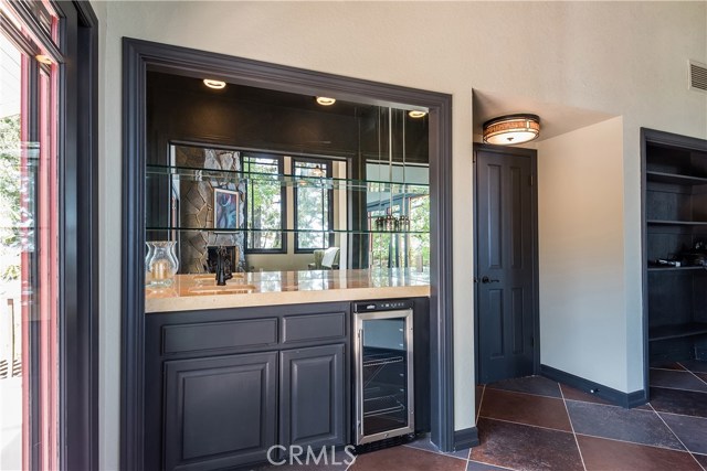 Wet bar and Wine fridge for a bottle of bubbles for special occasions or just because.....