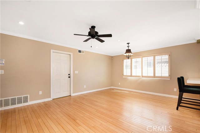 Dining area view
