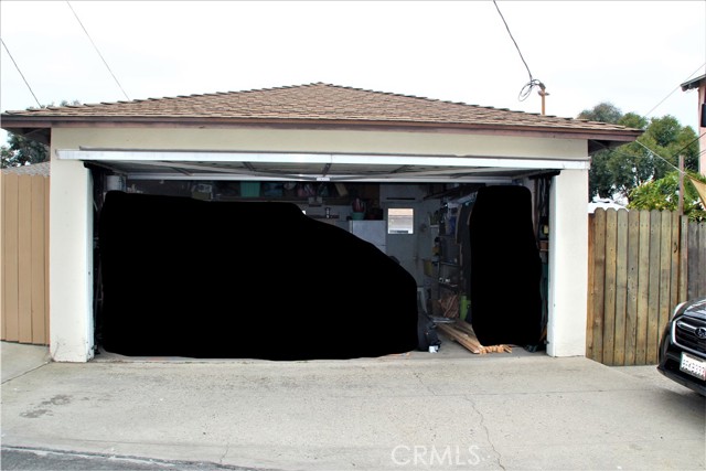 I've obscured the tenants personal property but wanted to show you the standard sized 2 car garage.