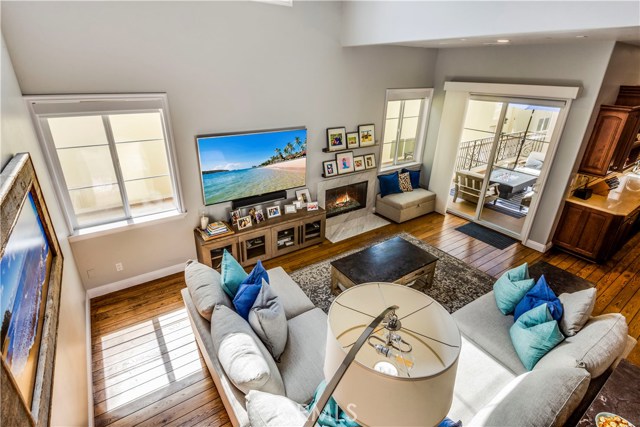 Living Area and attached Deck from Above