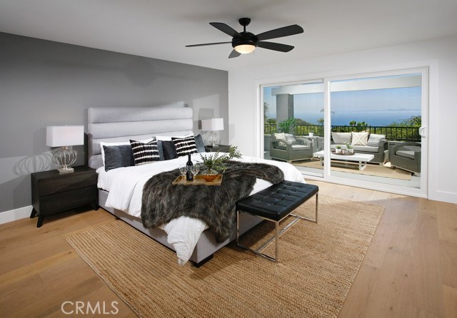 Master suite with ocean view.