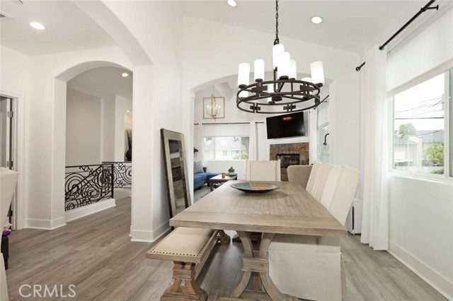 View of dining room