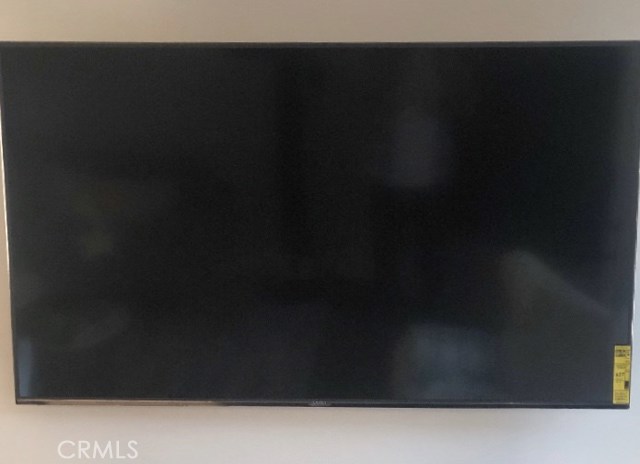 Mounted flat screen TV
