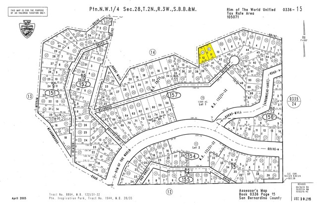 Burnt Mill Dr. and Rim of the World, ,Land,For Sale,Burnt Mill Dr. and Rim of the World,SR17253777