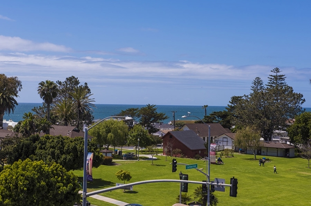 This is the unit's view looking towards the North over Magee's park.