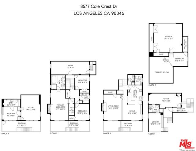 5 Bed Home for Sale in Los Angeles, California