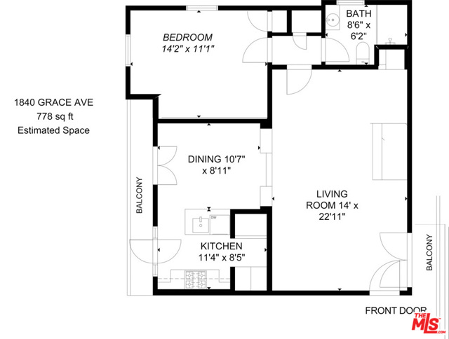 1 Bed Home for Sale in Los Angeles, California