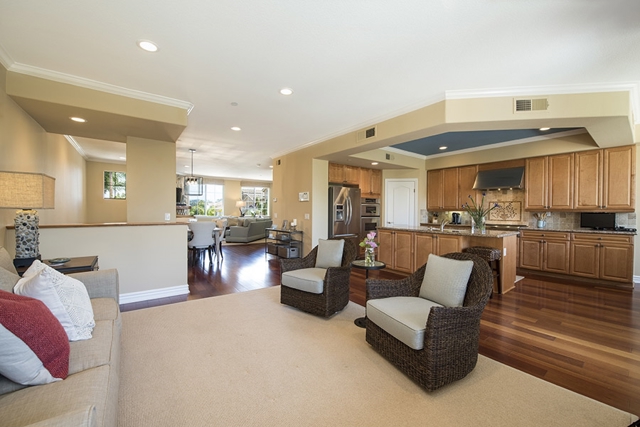 This home boost an open floor plan with amazing views of both the ocean and the mountains from each side of it's living space.  Not to mention, you are in the Village of Carlsbad.