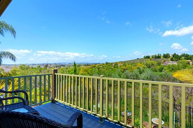 This deck is right off the master bedroom!  Can you see yourself having your morning coffee or your evening drink here?