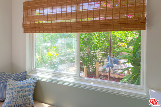 Peaceful Courtyard View from Kitchen