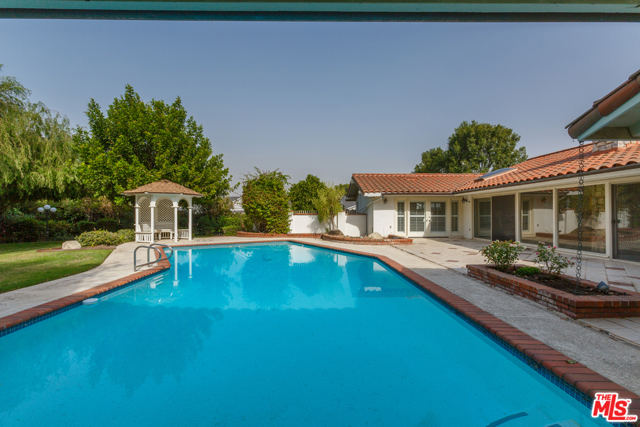 Pool from sun room