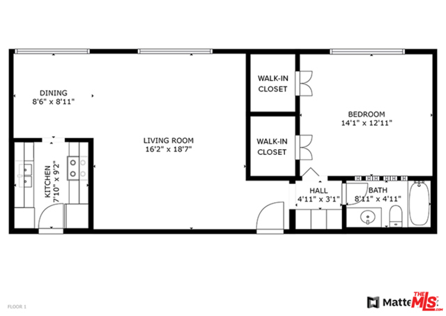 1 Bed Home for Sale in West Hollywood, California