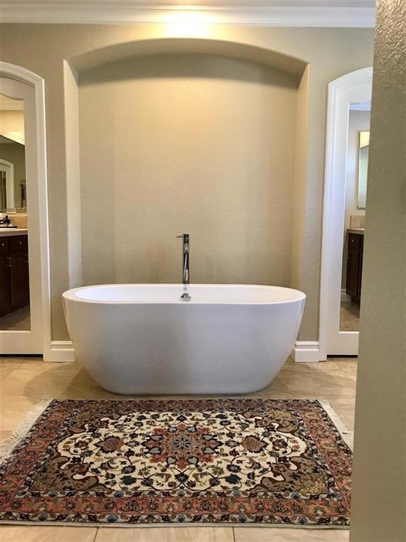 Replaced Tile Tub, with free standing bathtub