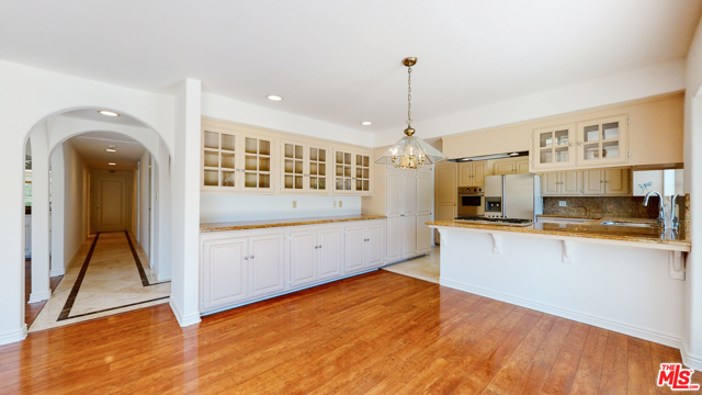 Family room facing kitchen