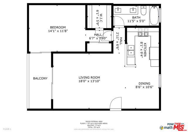 1 Bed Home for Sale in West Hollywood, California
