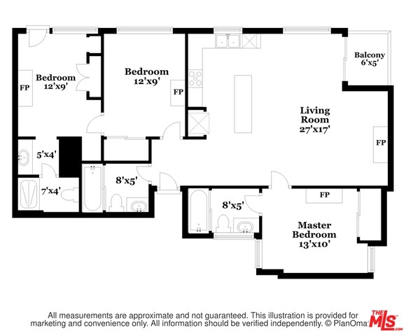 472 Rosecrans 3 Bed / 3 Bath Floor-plan