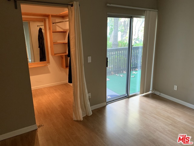 Master Bedroom Patio Entrance and Closet View