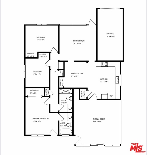 Floor Plan (Profeionally Measured)