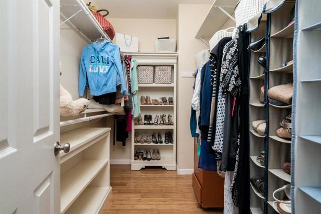 Master features a spacious walk in closet