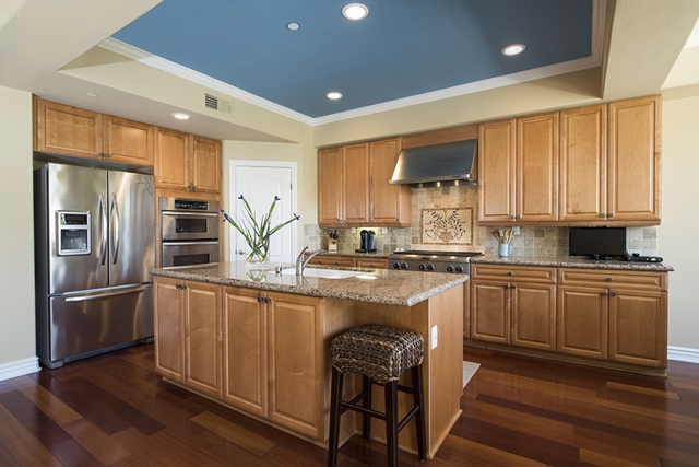 This kitchen is perfect for entertaining while enjoying your ocean view.