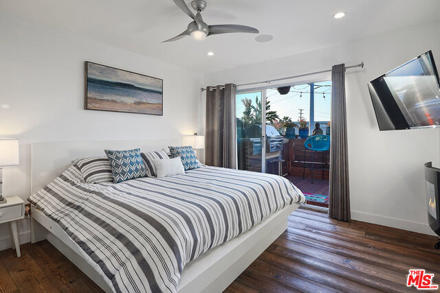 Spacious Master Bedroom Opens to Rooftop Deck