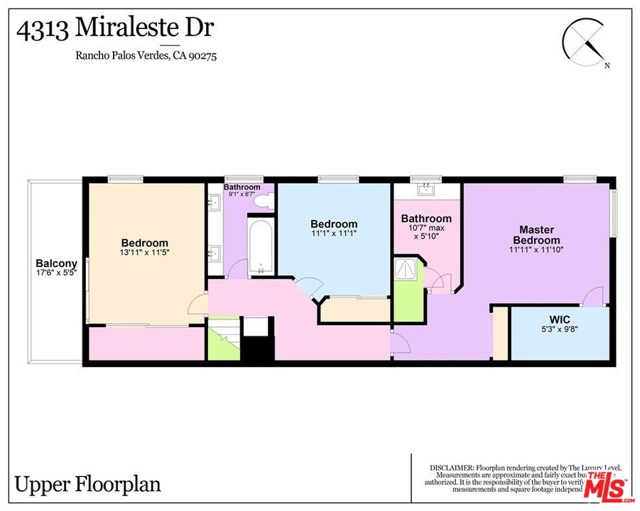 Upstairs Floorplan