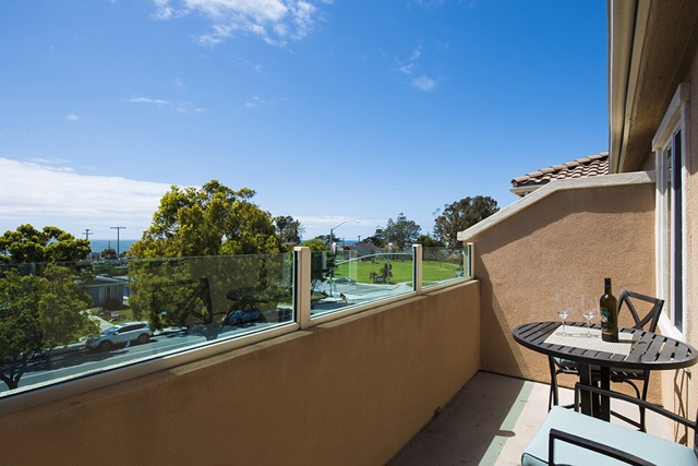 Here is your second private balcony on the third floor off of the Master bedroom.  It's has an awesome ocean view and is very peaceful.