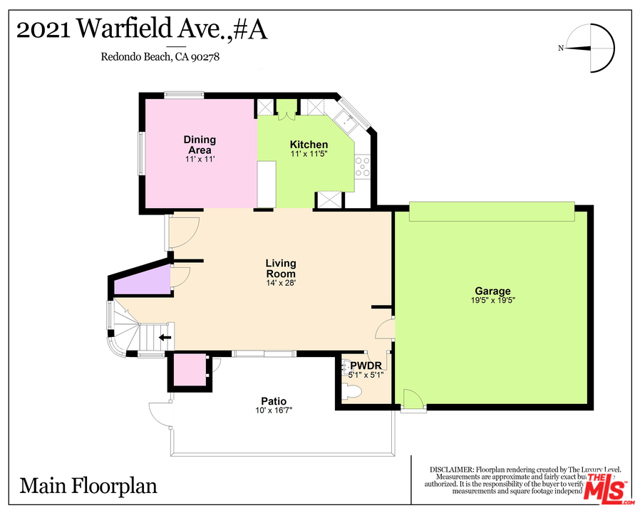 2021 Warfield Avenue, Redondo Beach, California 90278, 4 Bedrooms Bedrooms, ,2 BathroomsBathrooms,Residential,Sold,Warfield,20660632