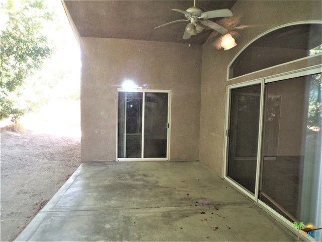 High Covered Rear Patio Is Quiet & Priva