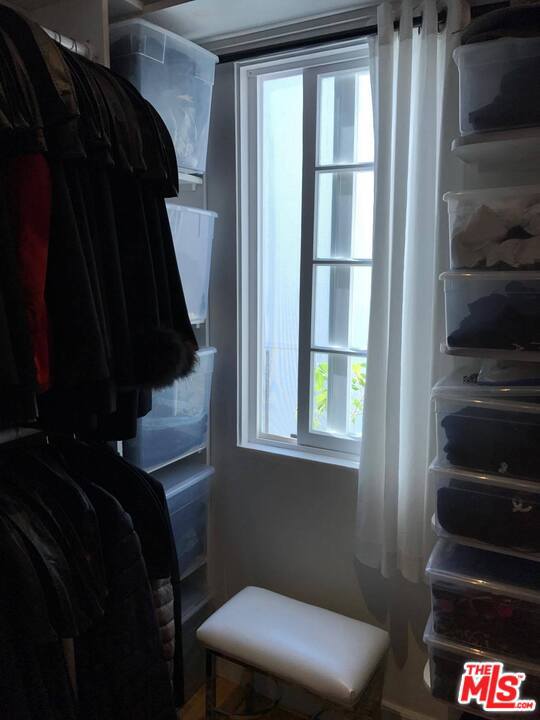 window in closet