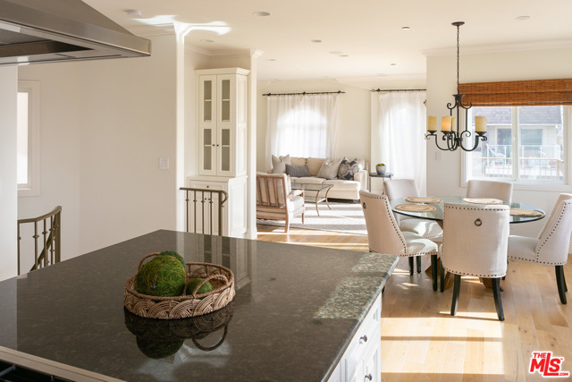 Open floor plan featuring dining area & living room from kitchen (rd floor).