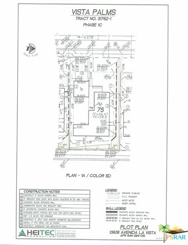 Plot Map Lot 75