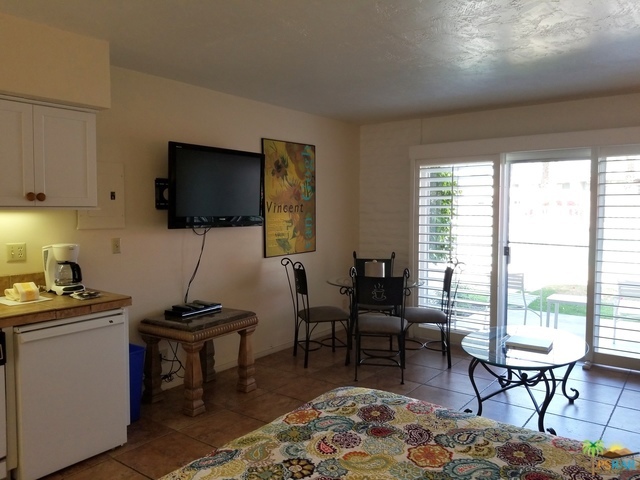 Dining area and plantation shutters