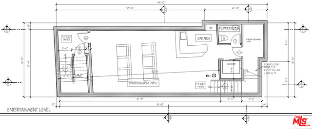 Entertainment Level Layout