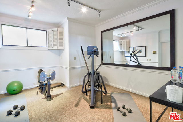 Perfect place for your stationary bike/yoga/gym