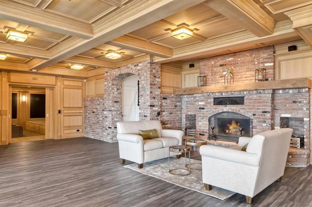 Sitting Area with Fireplace on the Pub level