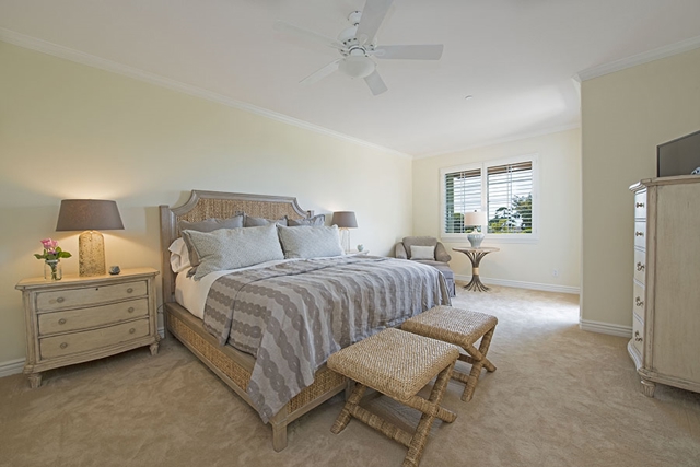 This is a very spacious master bedroom with views of the ocean that lead to your own private balcony on the third floor.  The perfect beach retreat.