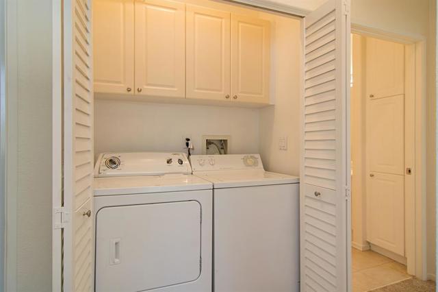 How about this Full-Sized Laundry Closet conveniently off the Hall and the BONUS of even more Storage, PLUS the Washer & Gas Dryer are INCLUDED!